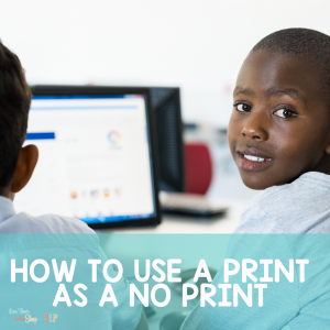 use a print as a no print