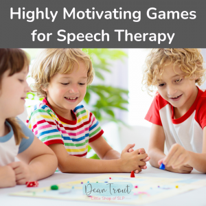 Highly Motivating Games for Speech Therapy Cover